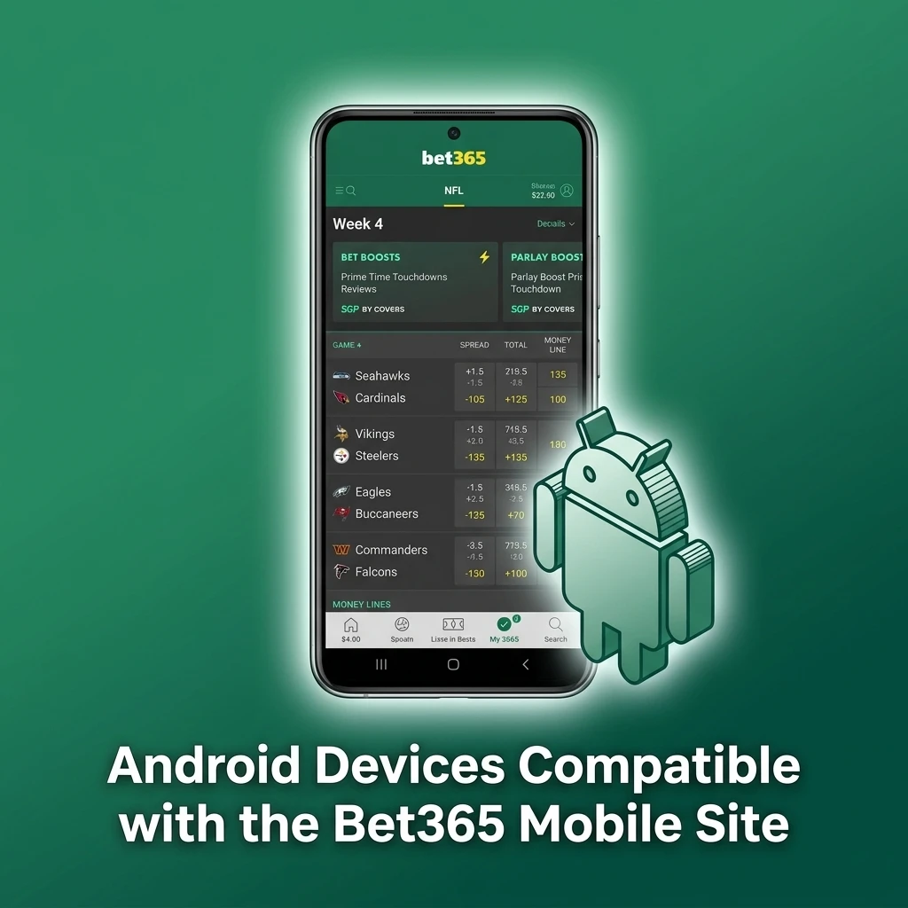 Android smartphones compatible with Bet365 mobile site including Samsung Galaxy, OnePlus, Xiaomi, Realme, Oppo, Vivo and Google Pixel