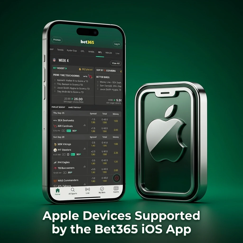 Apple devices compatible with Bet365 iOS app including iPhone 7 to 14 series, iPad Air, iPad Pro, and iPod Touch