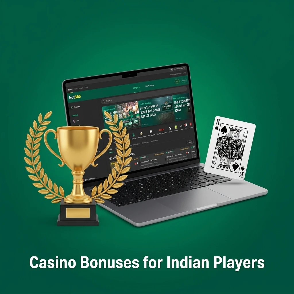 Casino bonuses for Indian players including slots promotion, live casino cashback, and lottery prize draws overview