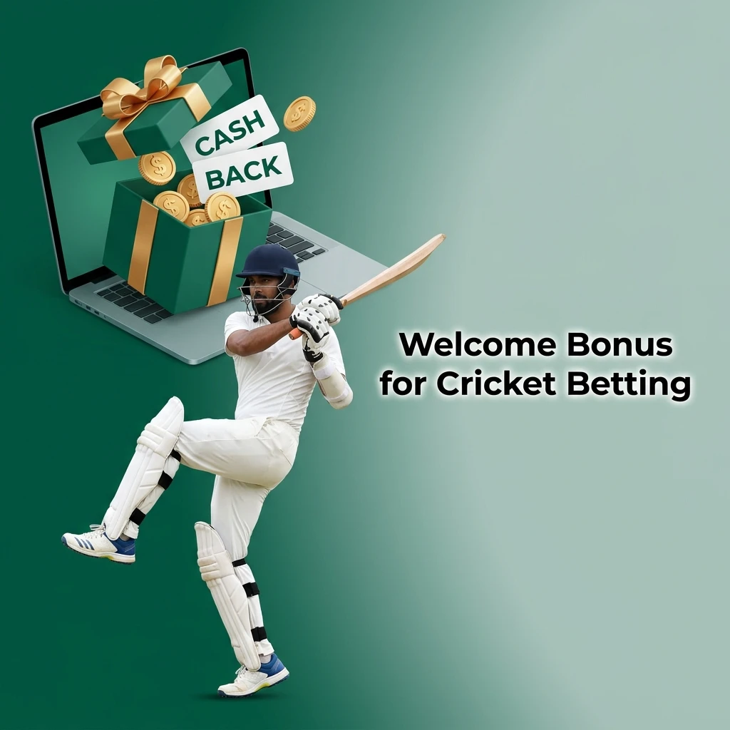 15% Sports Welcome Bonus up to INR 4,000 for new cricket betting users on first deposit via UPI or net banking
