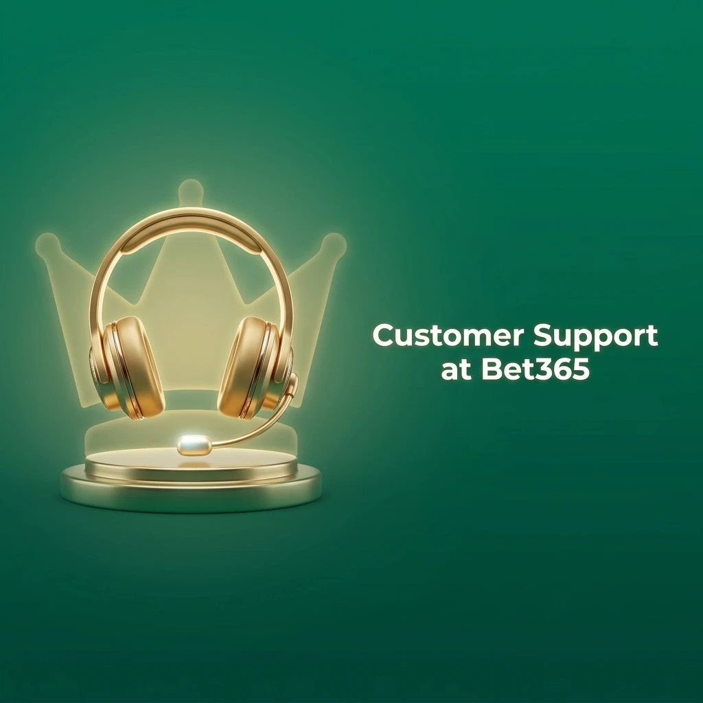 Bet365 customer support channels including live chat, email support, and help centre available 24/7
