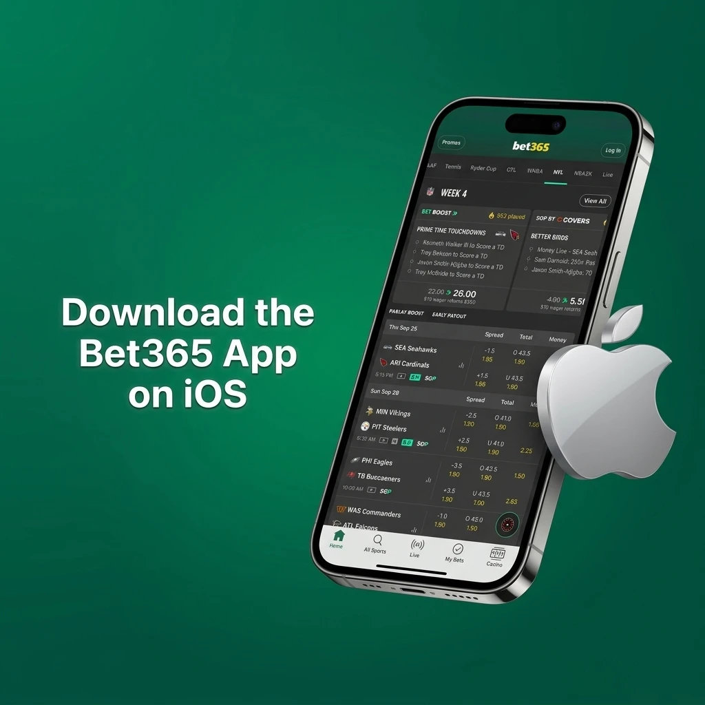 Bet365 iOS app download steps for iPhone and iPad running iOS 13.0 or later via Apple App Store