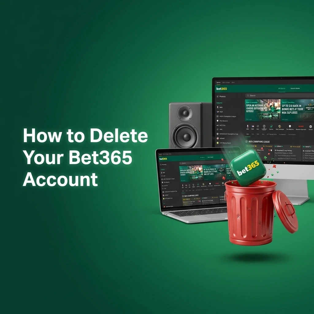Step-by-step guide on how to delete or close a Bet365 account, including settings navigation and customer support options