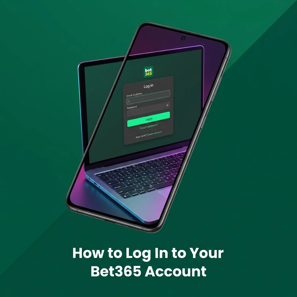 Bet365 account login page showing username, password fields and secure sign-in button on website and mobile app