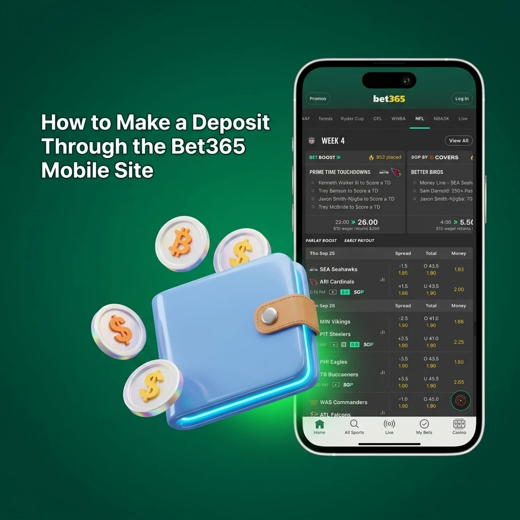 Step-by-step guide to making a deposit on Bet365 mobile site using UPI or Paytm in INR