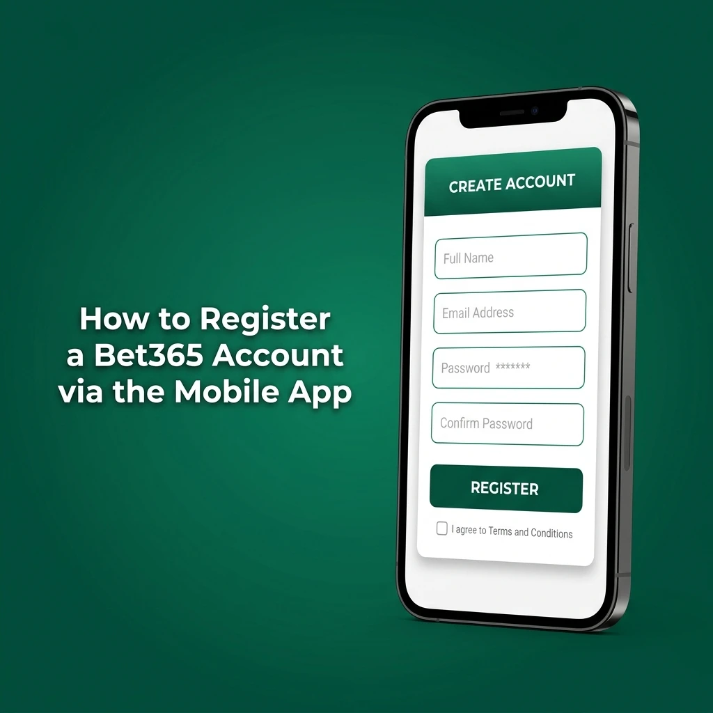 Step-by-step guide to registering a Bet365 account via the mobile app in India