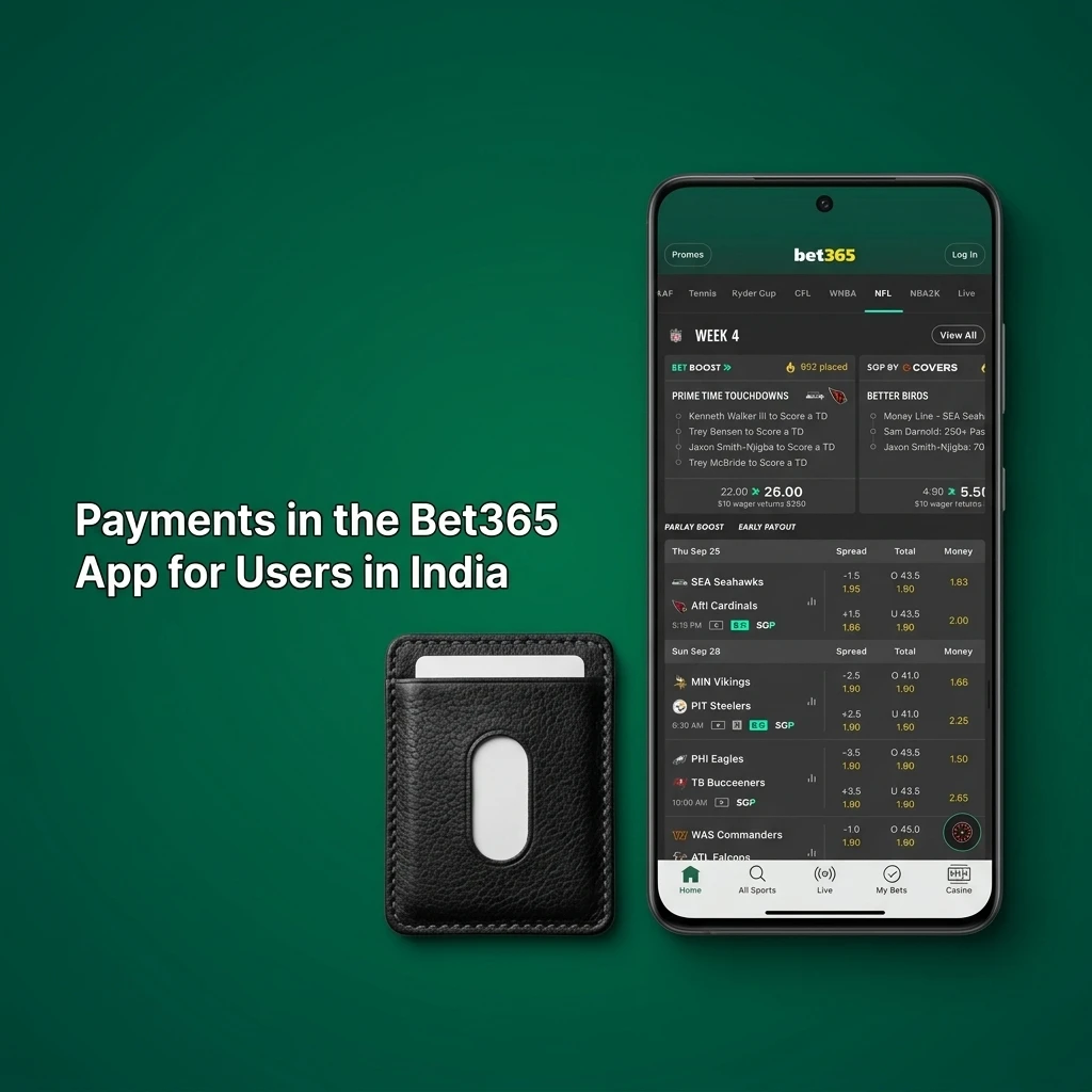 Bet365 app payment methods in India including UPI, Paytm, Google Pay, Visa, Neteller and more