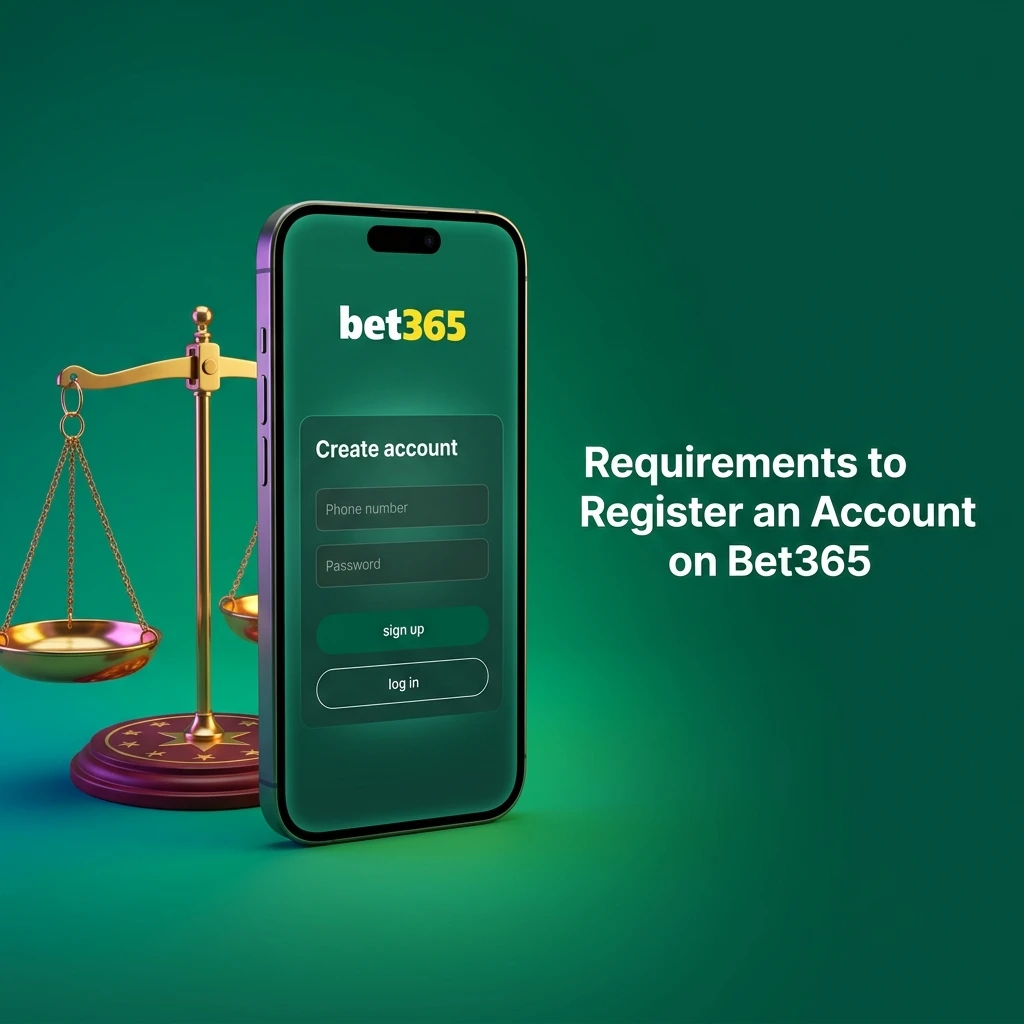 Eligibility requirements to register a Bet365 account in India, including age limit, legal jurisdiction, and identity rules.