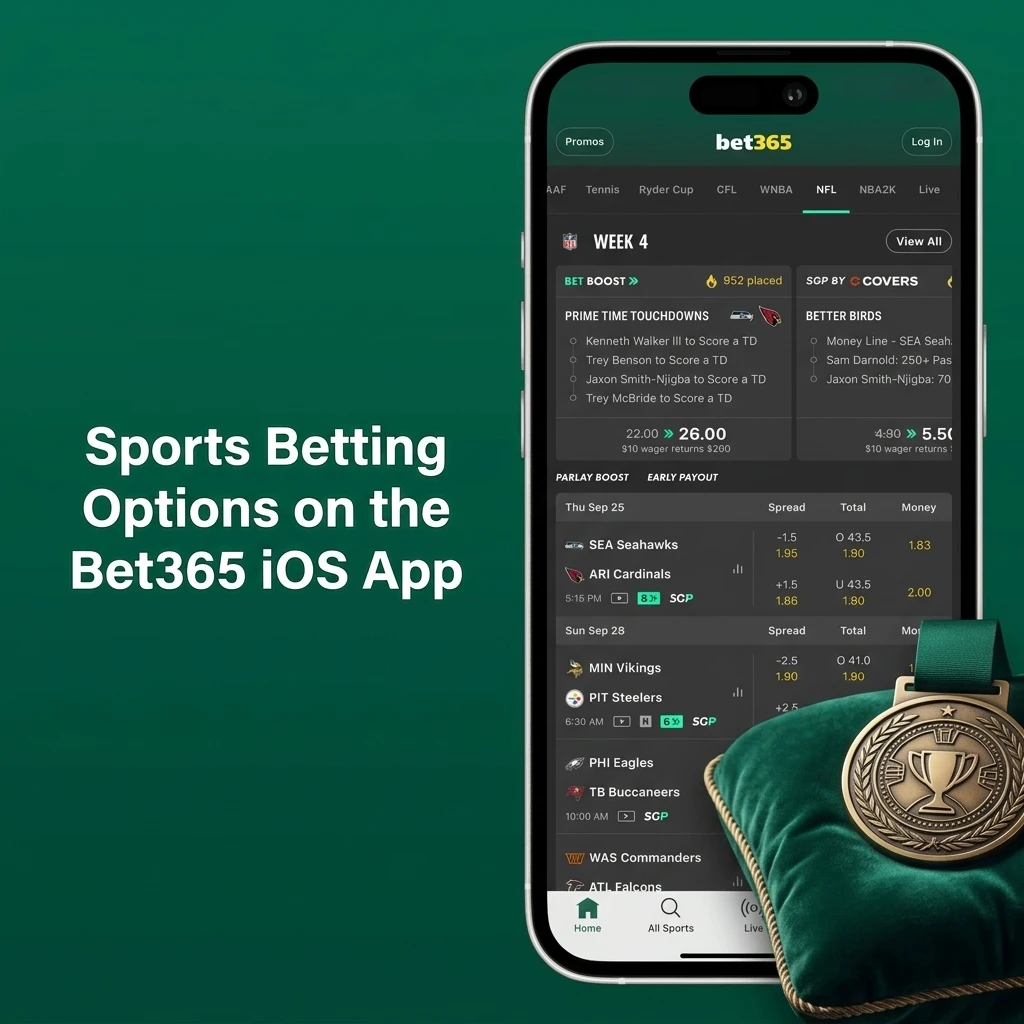 Bet365 iOS app sports betting options including cricket, football, kabaddi, tennis, and more for Indian users