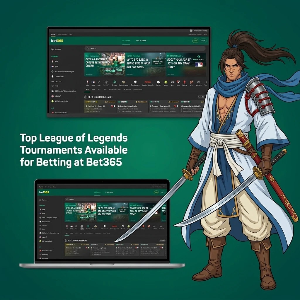 Top League of Legends tournaments for betting at Bet365, including Worlds, MSI, LCK, LPL, LEC and EWC events