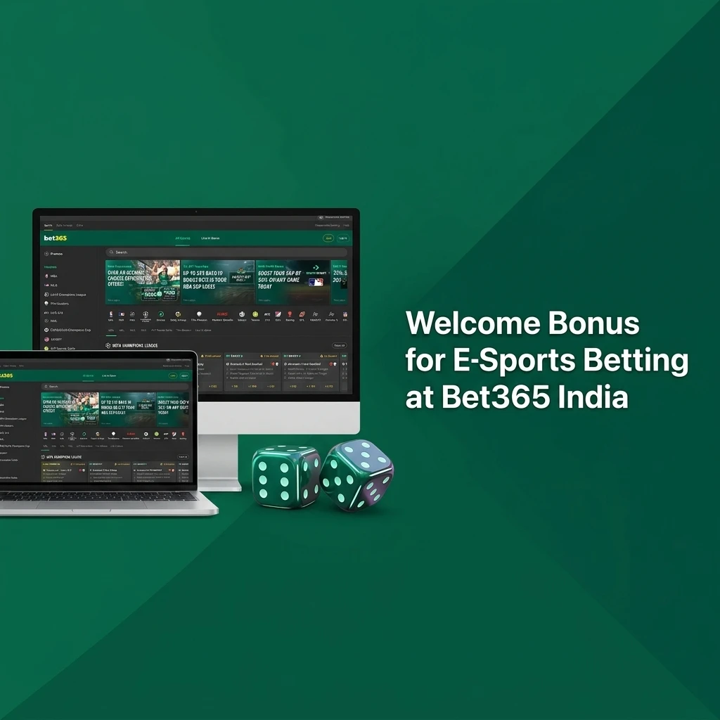 Bet365 India esports welcome bonus offering 15% up to INR 4,000 for new players on Dota 2, CS2 and Valorant betting