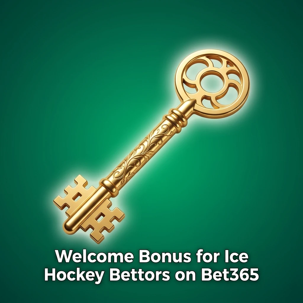 Bet365 welcome bonus for new users to use on ice hockey betting markets with deposit match funds