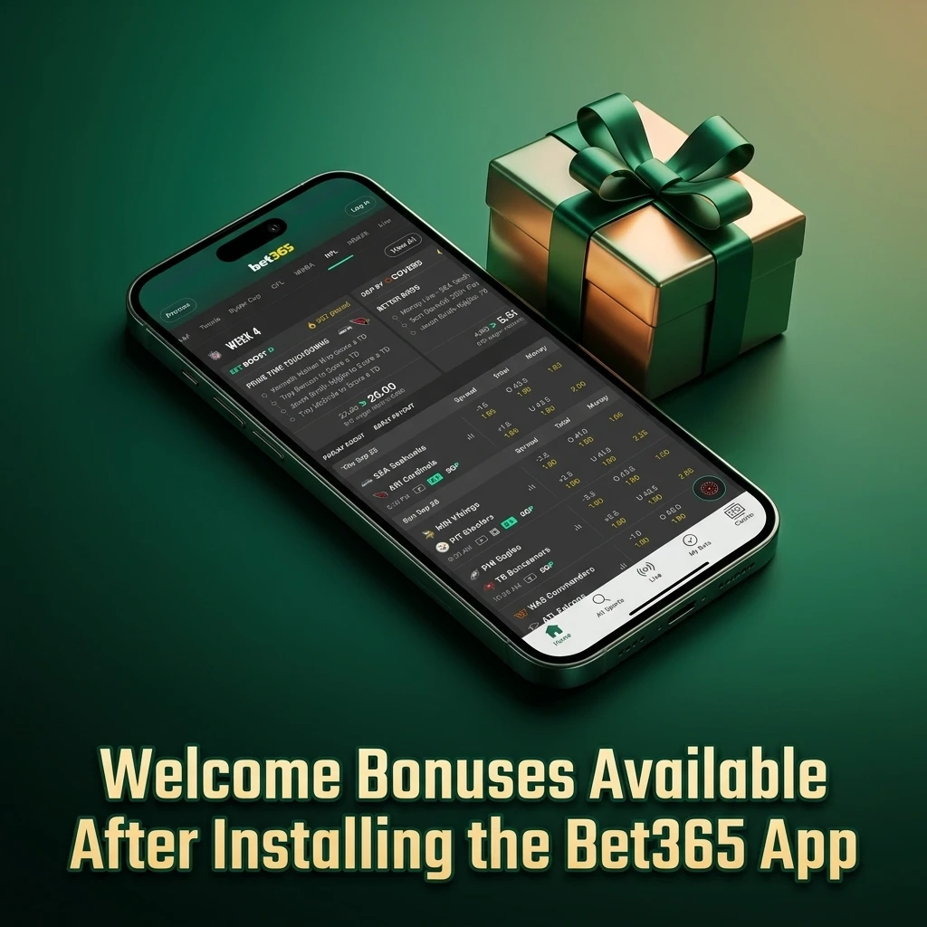 Bet365 app welcome bonuses in India including 15% sports deposit bonus up to INR 4,000 for new players