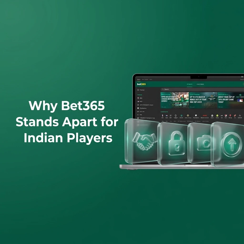 Bet365 features for Indian players including cricket betting, INR support, live streaming, and 24/7 customer service